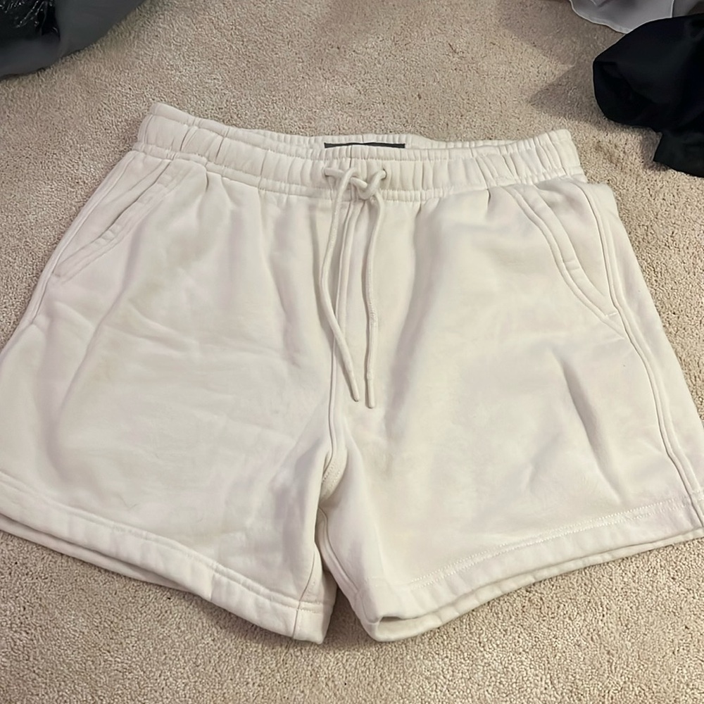 abercrombie- thrift inspired fleece short
